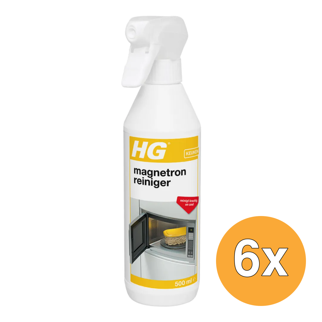 6x HG Magnetronreiniger (500 ml)