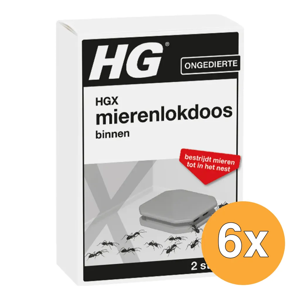 6x HG X Mierenlokdoos (2 Stuks)