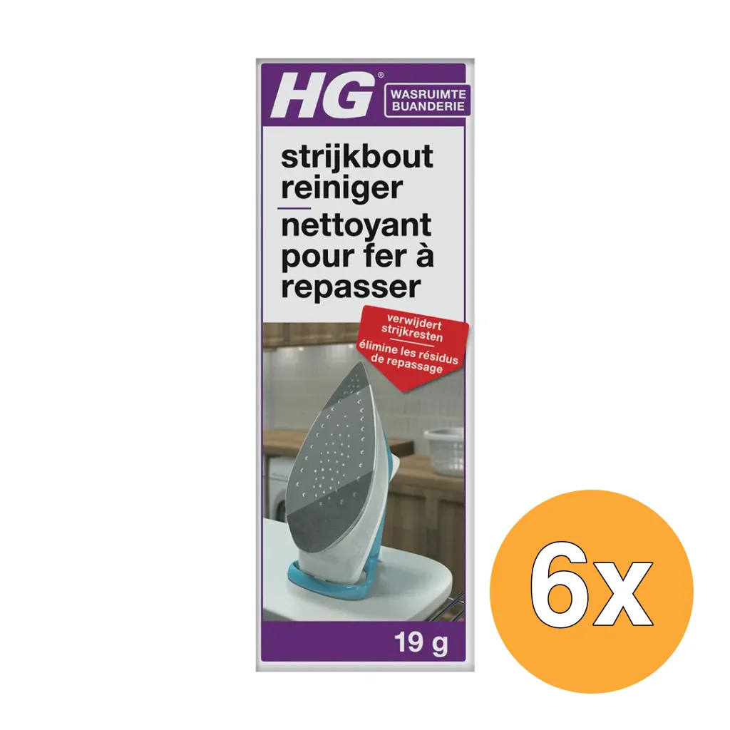 6x HG Strijkboutreiniger (1 stuk)