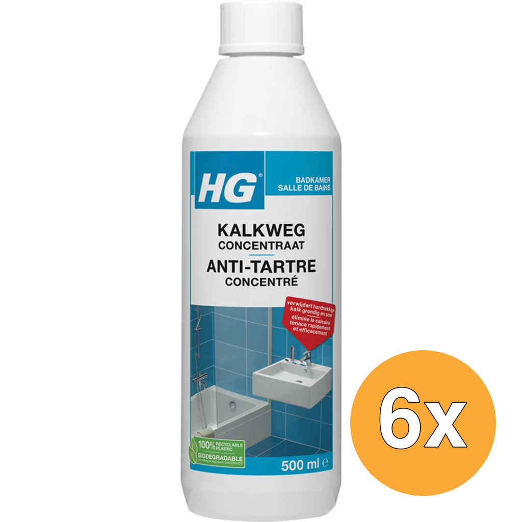 6x HG Kalkweg Concentraat (500 ml)