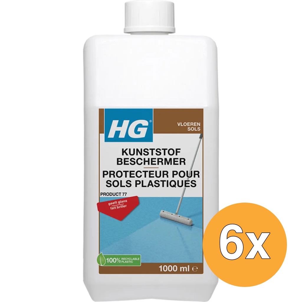 6x HG Kunststofbeschermer (1000 ml)