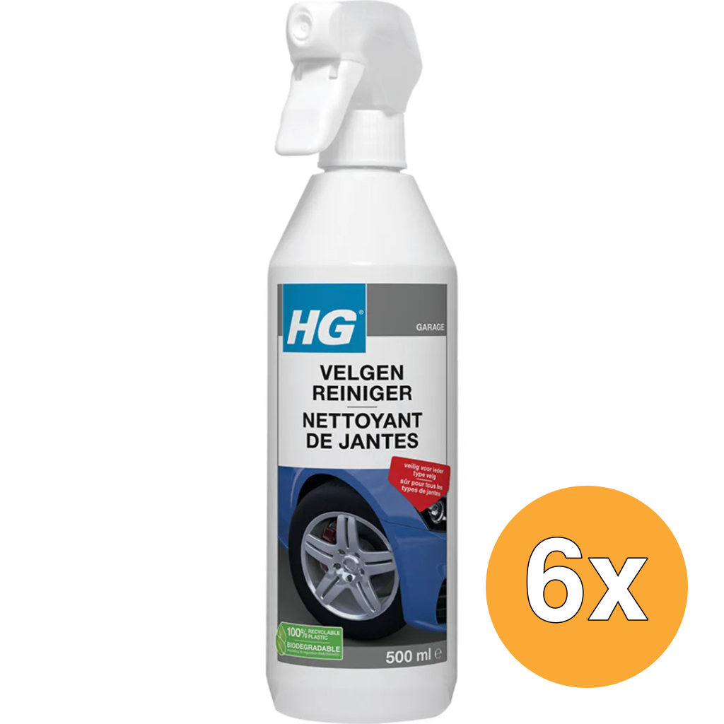 6x HG Velgenreiniger (500 ml)