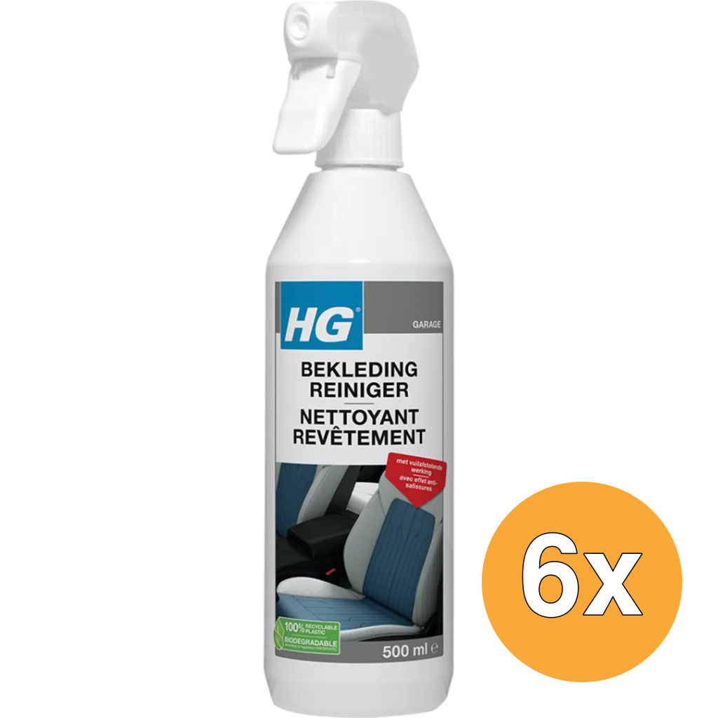 6x HG Bekledingreiniger (500 ml)