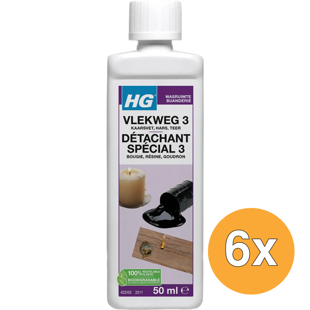 6x HG Vlekweg Nr.3 (50 ml)