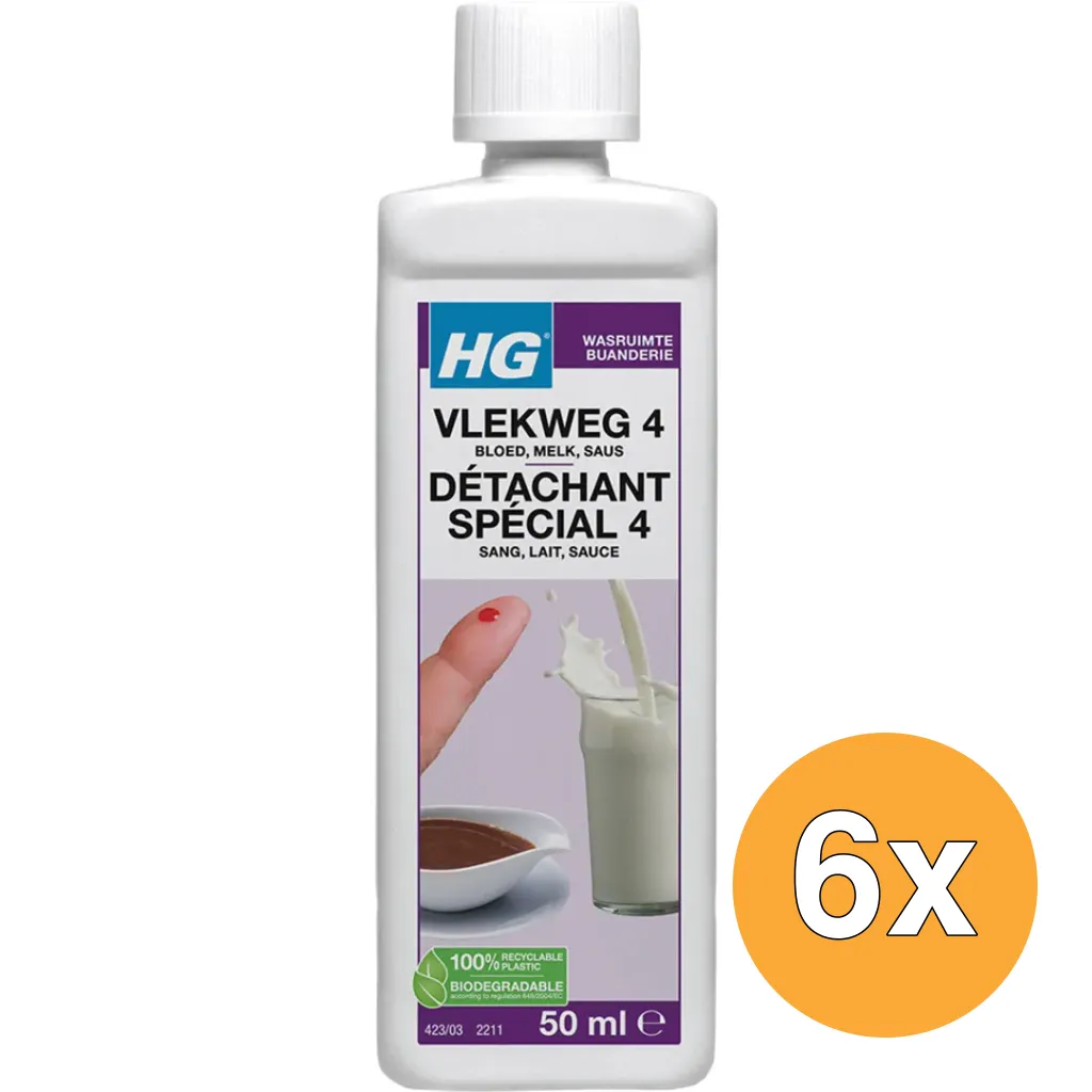 6x HG Vlekweg Nr.4 (50 ml)