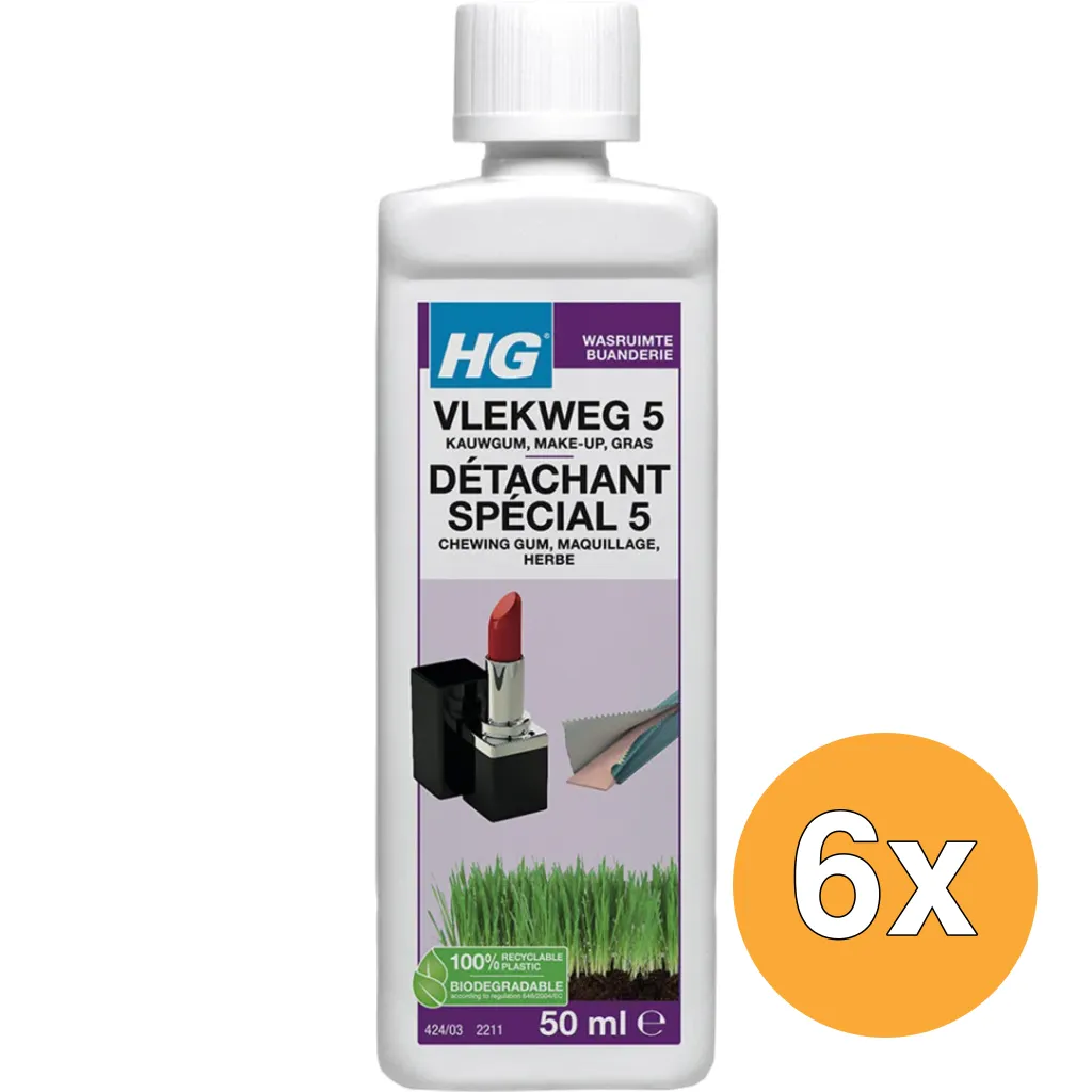 6x HG Vlekweg Nr.5 (50 ml)