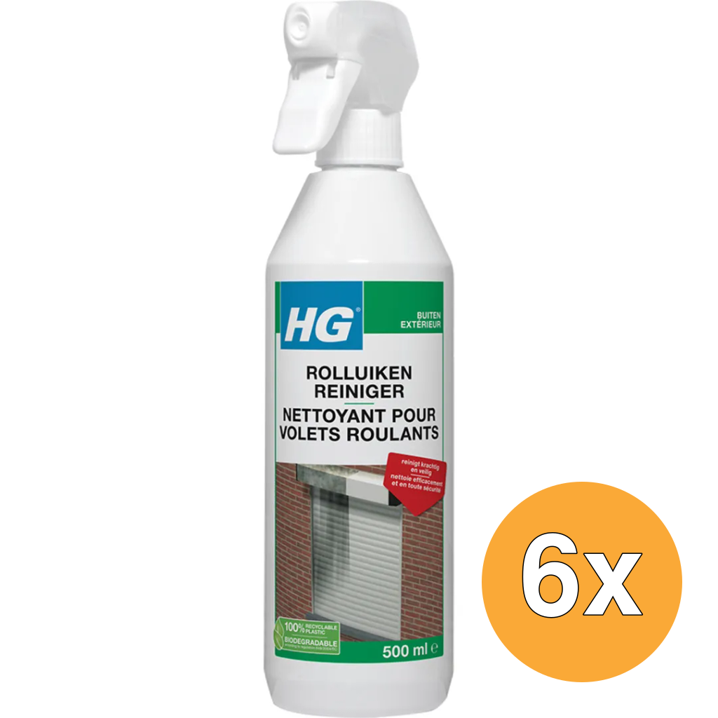6x HG Rolluikenreiniger (500 ml)