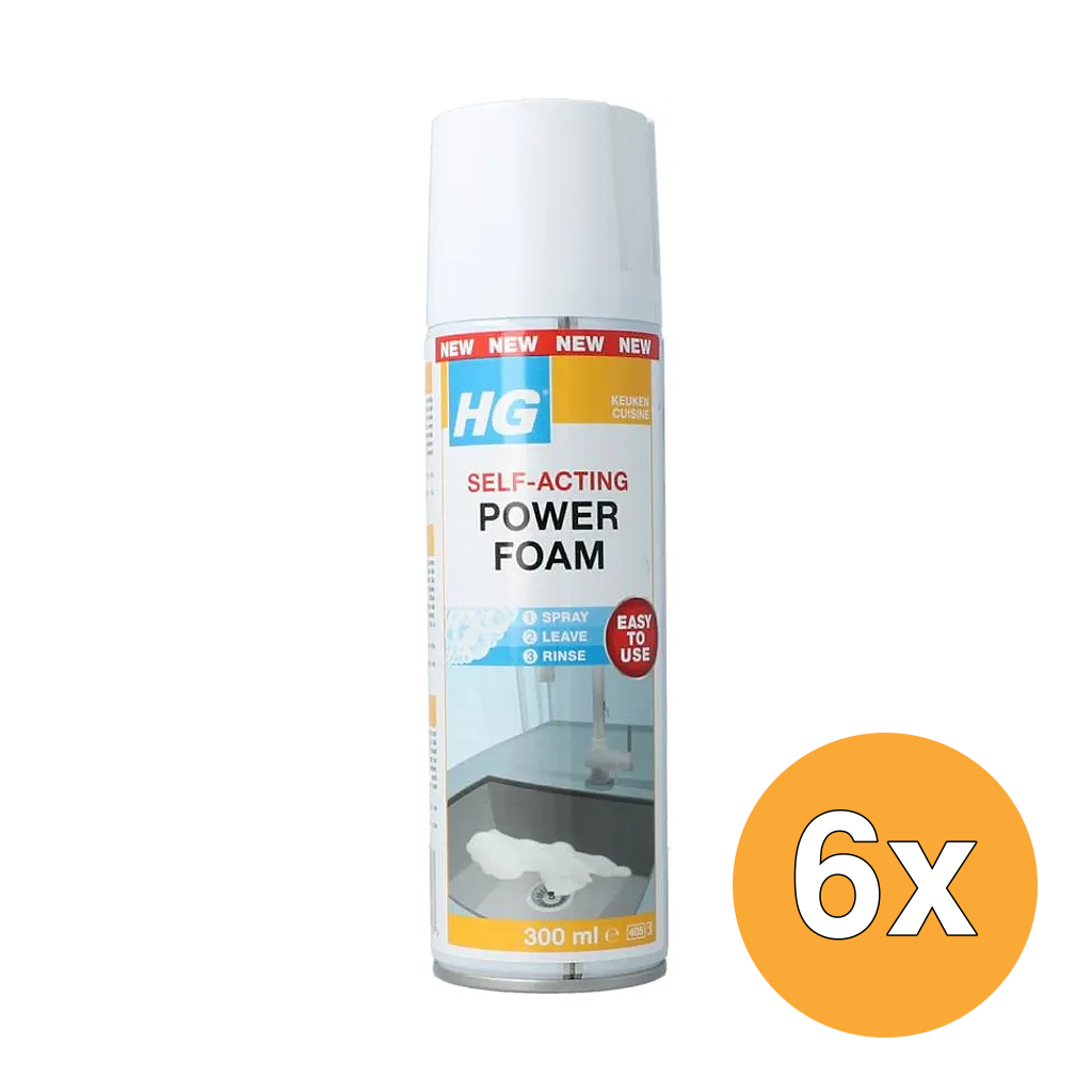 6x HG Power Foam Kitchen (300 ml)