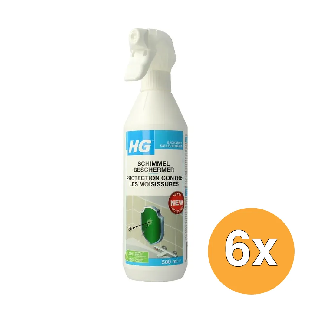 6x HG Schimmel Beschermer (500 ml)