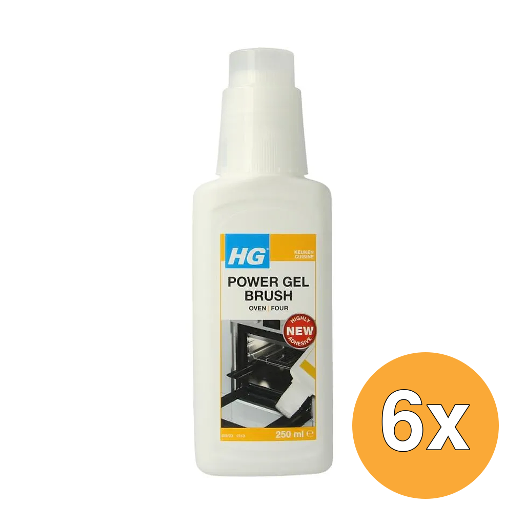 6x HG Power Gel Brush Oven (250 ml)