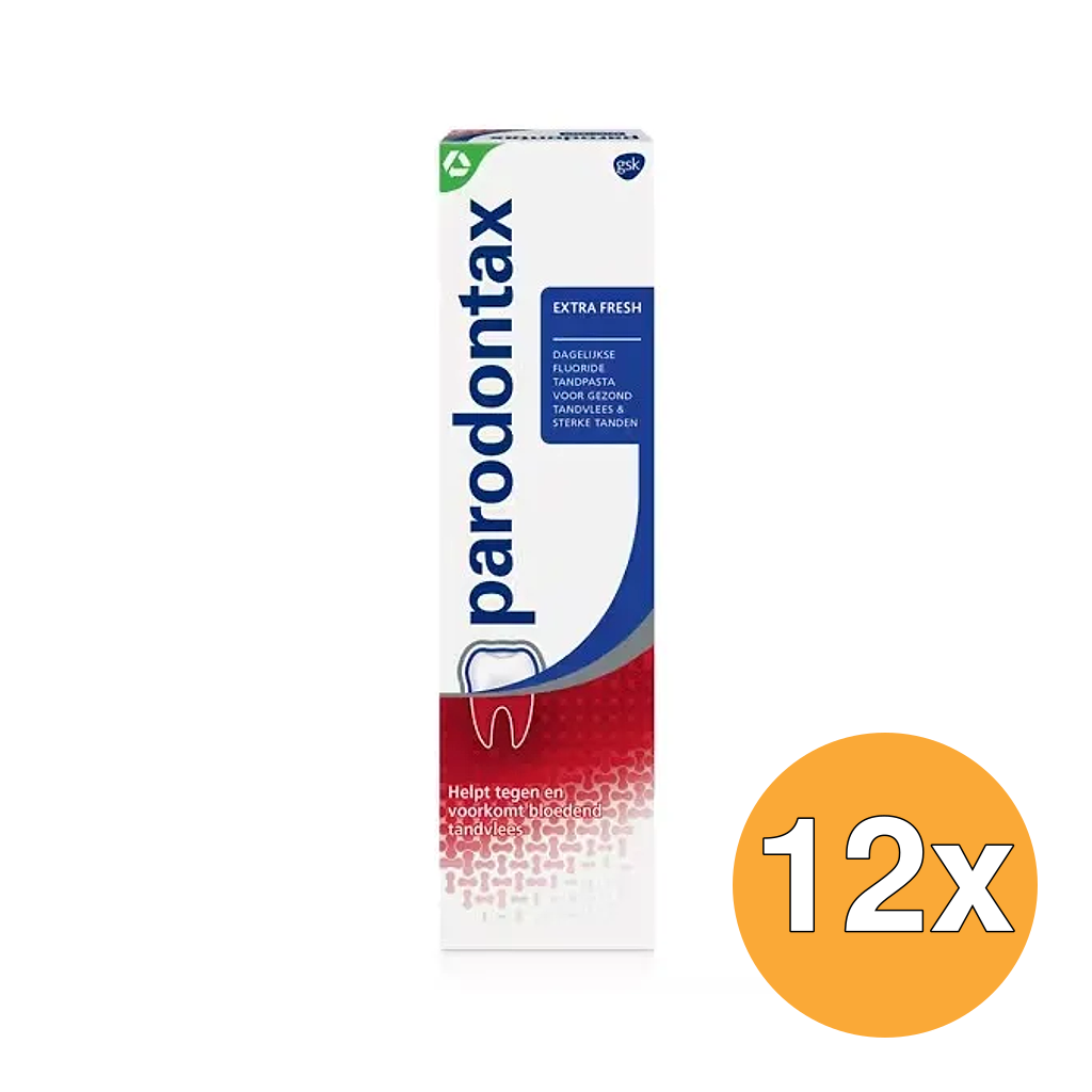 12x Parodontax Tandpasta Extra Fresh (75 ml)