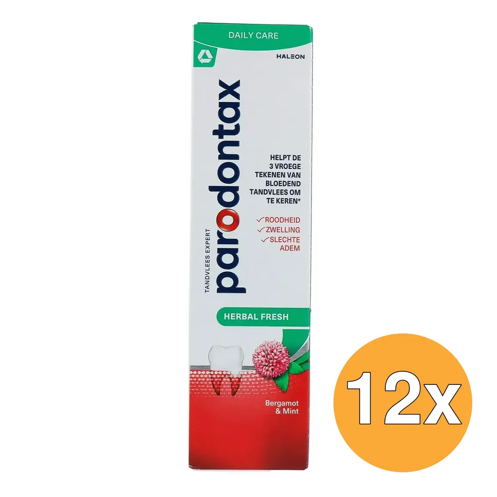 12x Parodontax Herbal Fresh Tandpasta (75 ml)