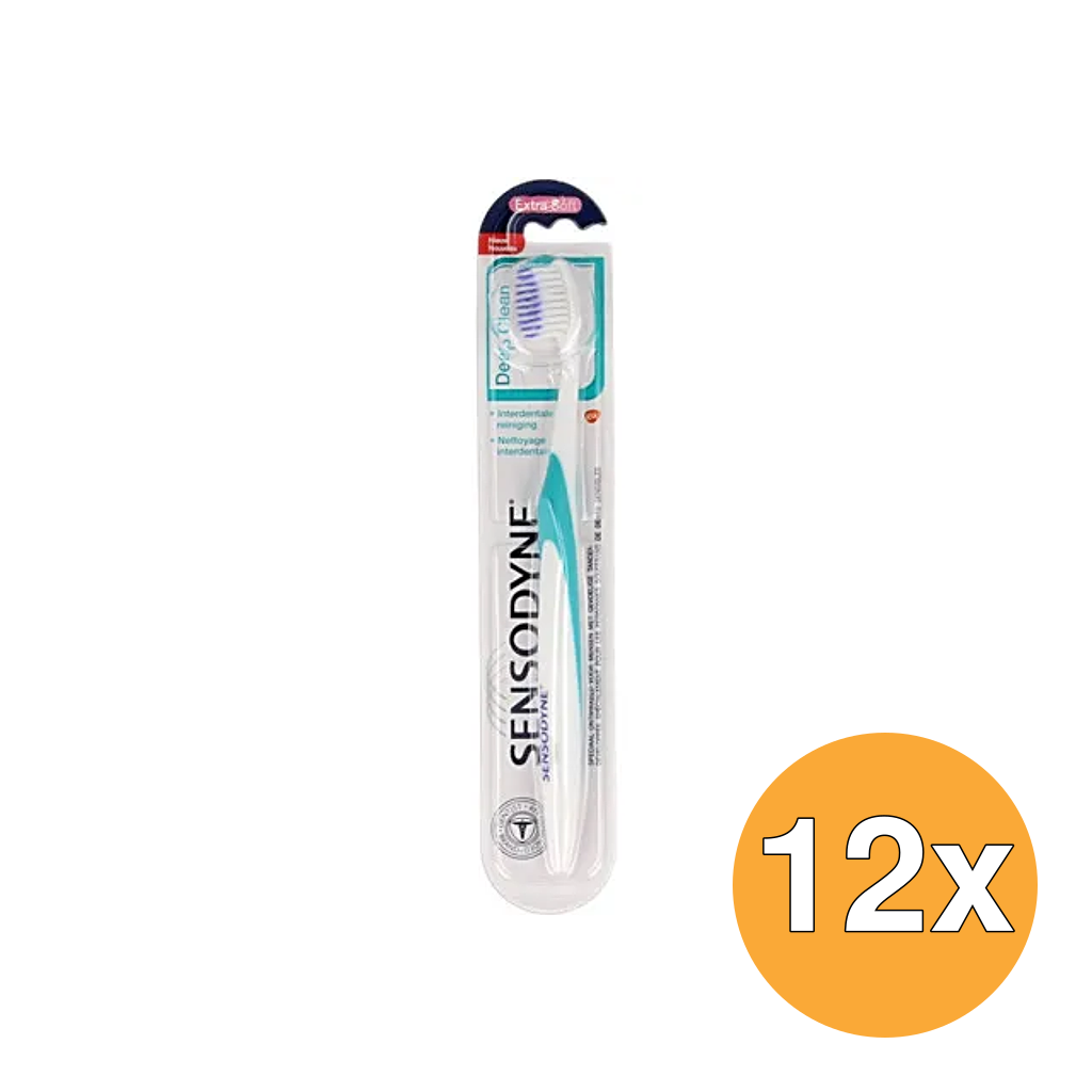 12x Sensodyne Tandenborstel deep clean (1 stuk)