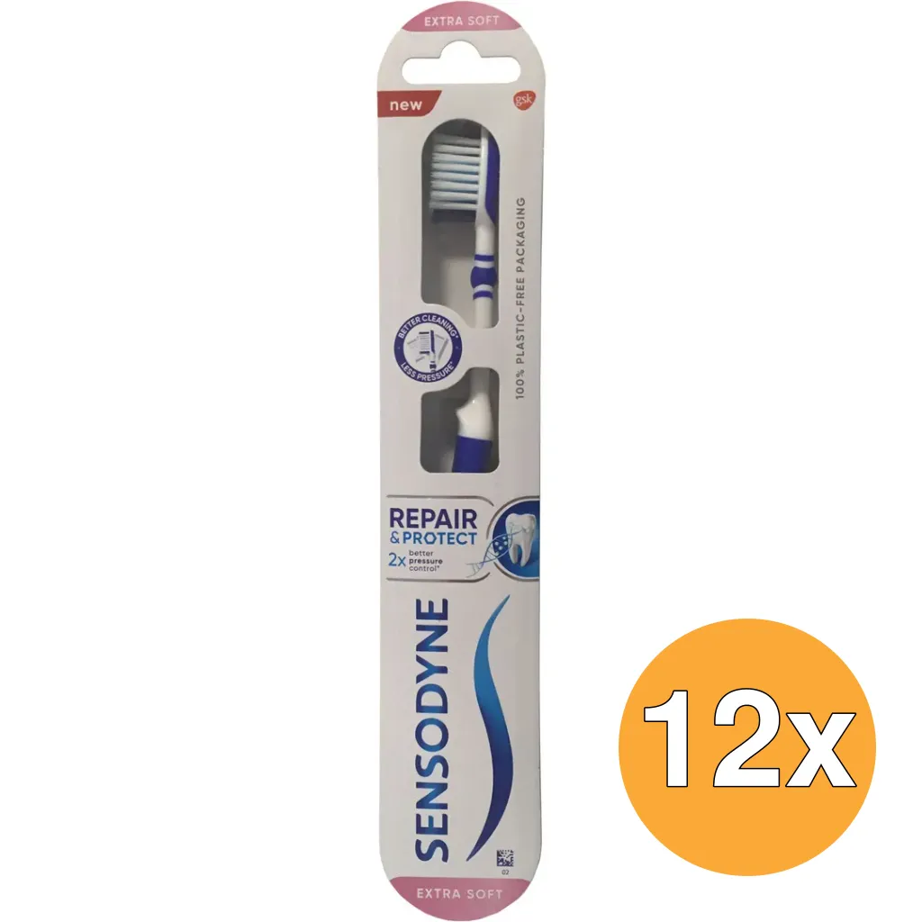 12x Sensodyne Tandenborstel Repair & Protect (1 stuk)