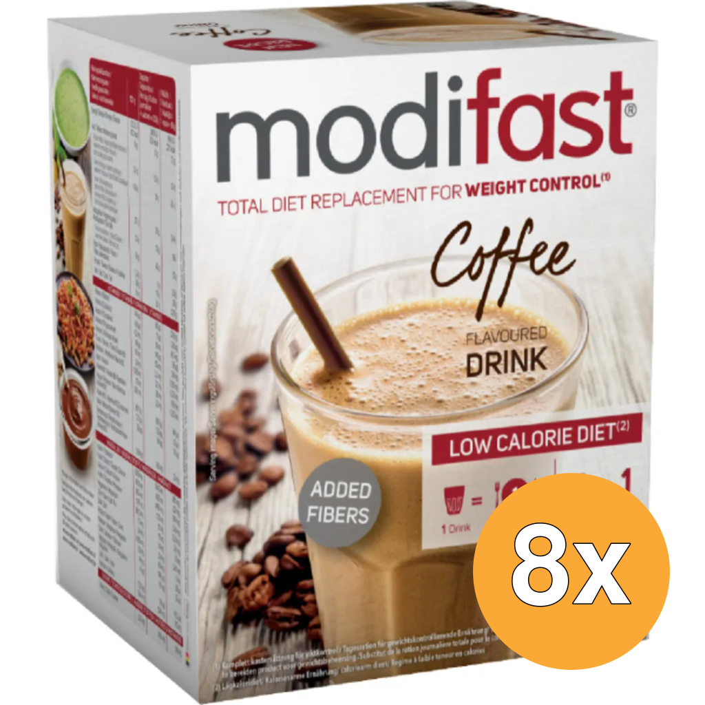 8x Modifast Intensive Milkshake Coffee (440 gr)