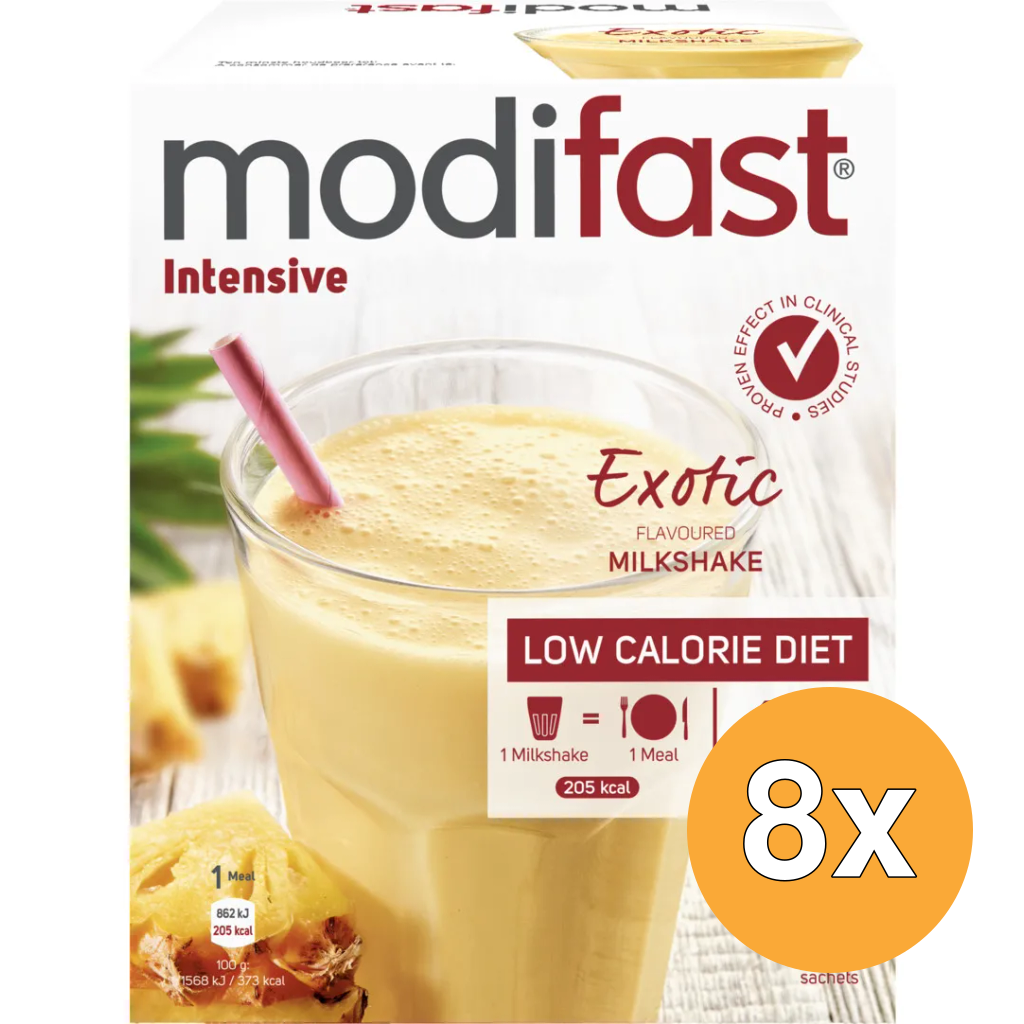 8x Modifast Intensive Milkshake Exotic (440 gr)