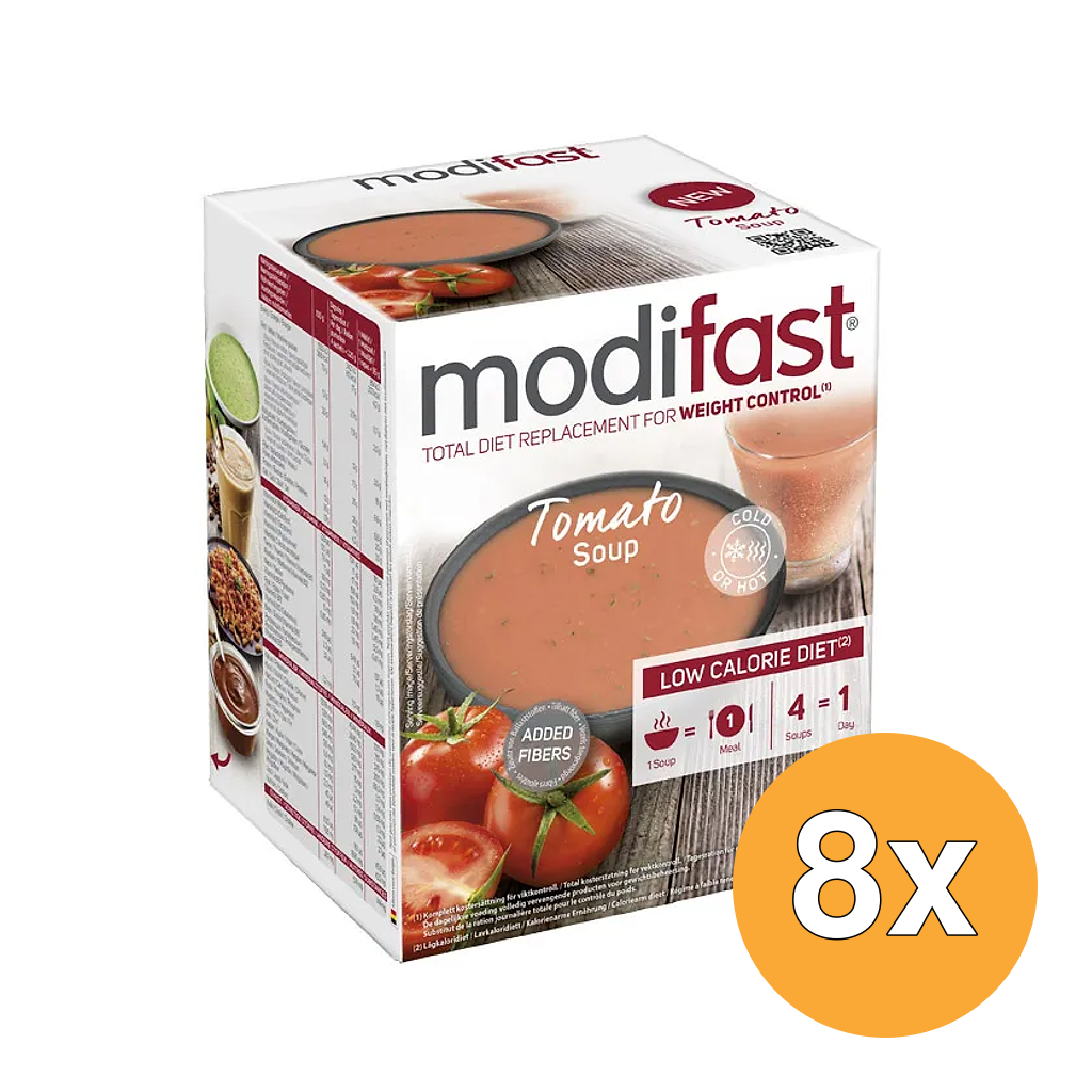 8x Modifast Intensive Tomato Soup (8 x 55 gr)