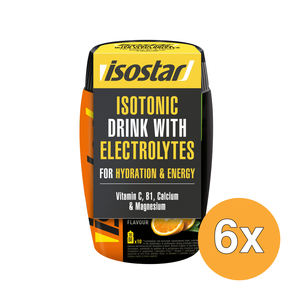 6x Isostar Poeder Orange (400 gr)