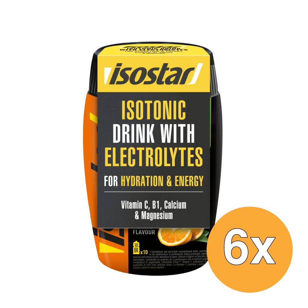 6x Isostar Poeder Orange (400 gr)
