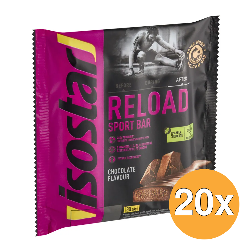 20x Isostar Reload Sport Bar (3 x 40 gr)