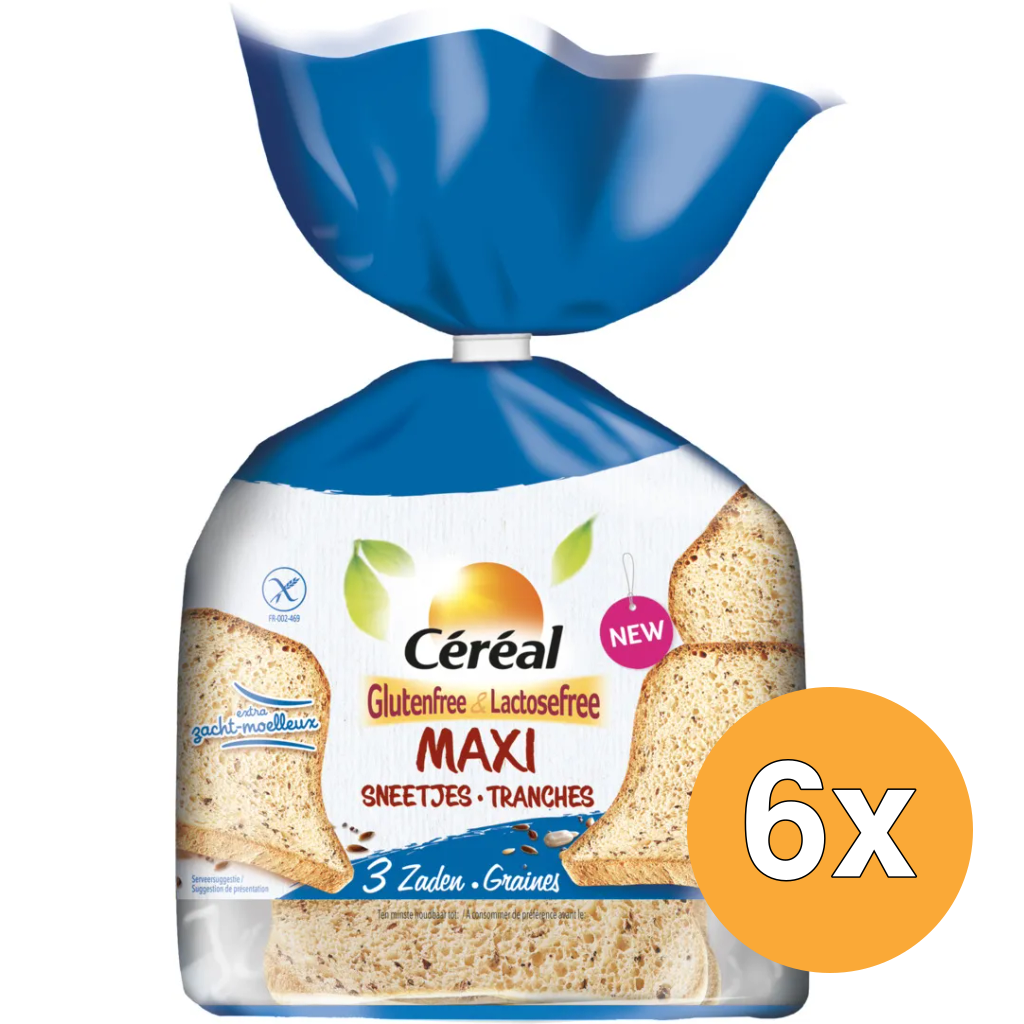 6x Céréal Maxi brood 3 zaden (350 gr)
