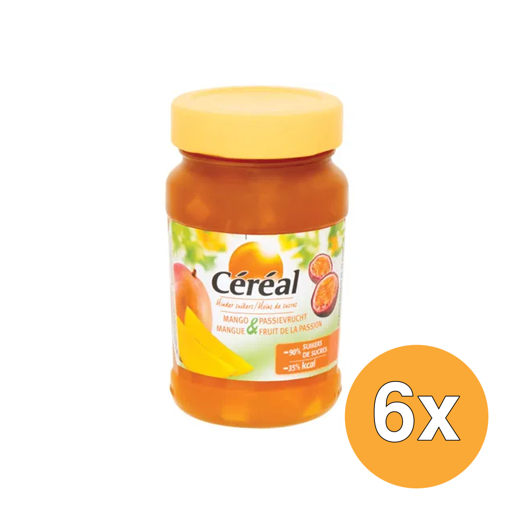 6x Céréal Fruit mango passievrucht suikervrij (270 gr)