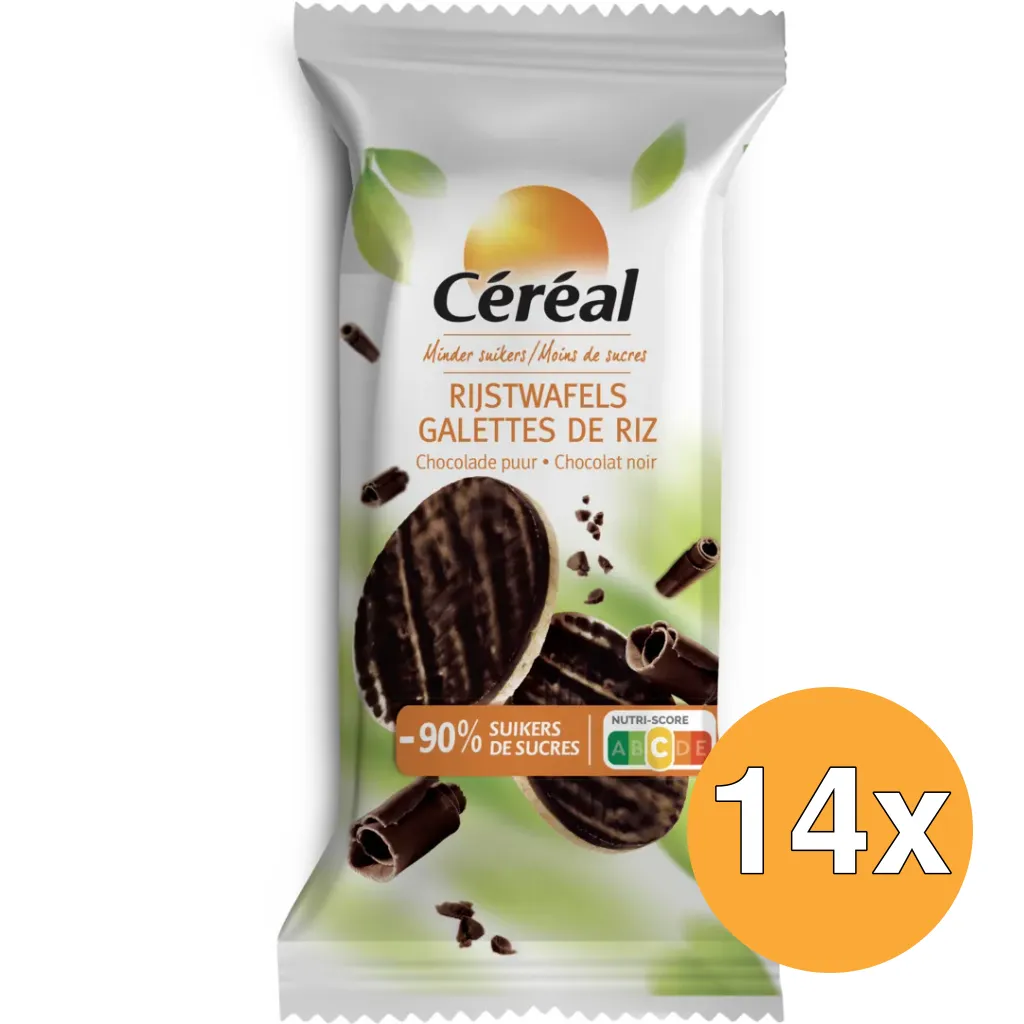 14x Céréal Rijstwafel puur (130 gr)