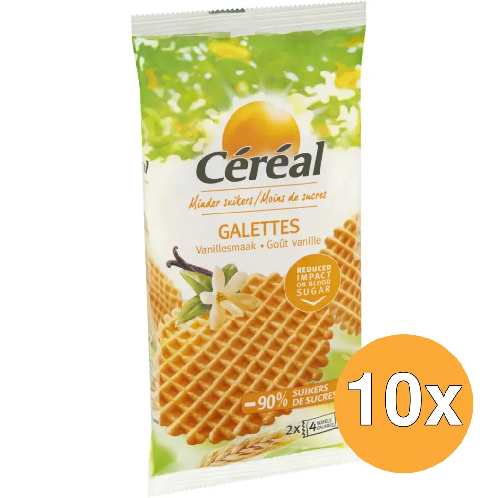 10x Céréal Galetten suikervrij (175 gr)