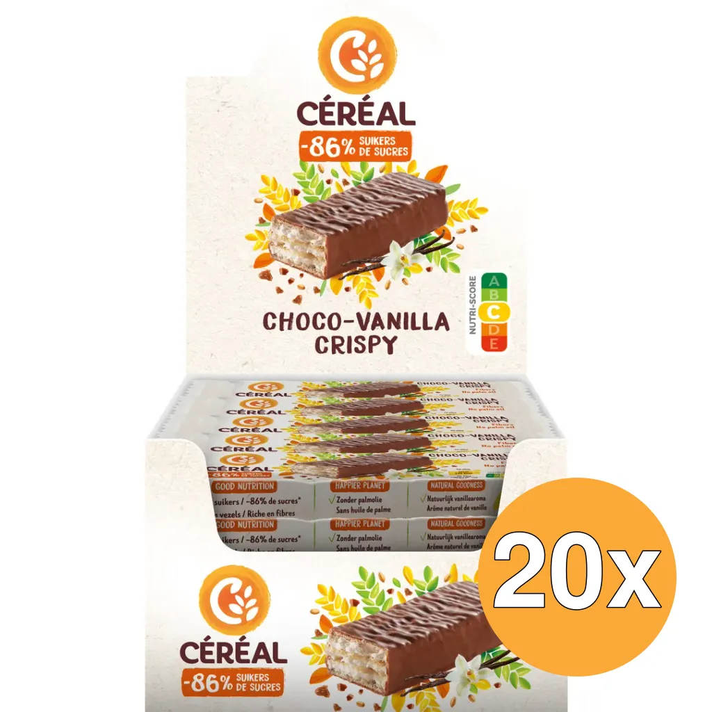 20x Céréal Choco Vanilla Crispy (1 Stuk)