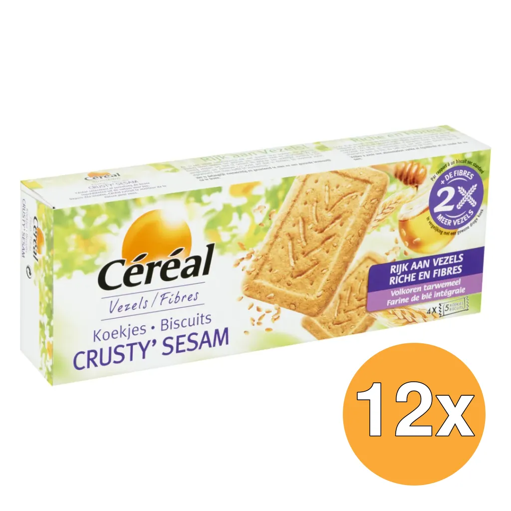 12x Céréal Crusty Sesam (200 gr)