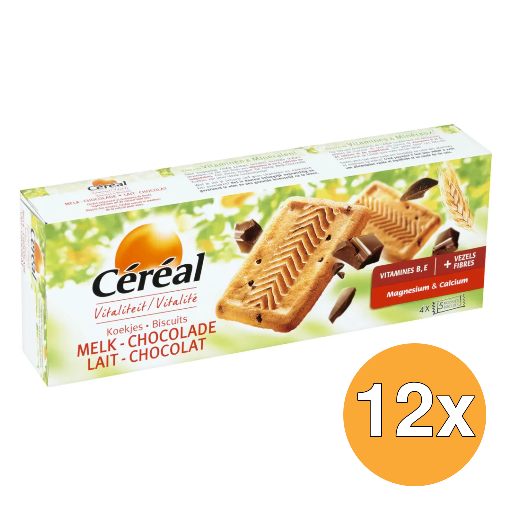 12x Céréal Koekjes Melk/Chocolade (230 gr)