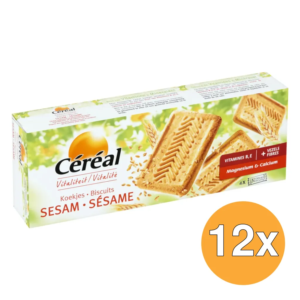 12x Céréal Koekjes sesam (230 gr)
