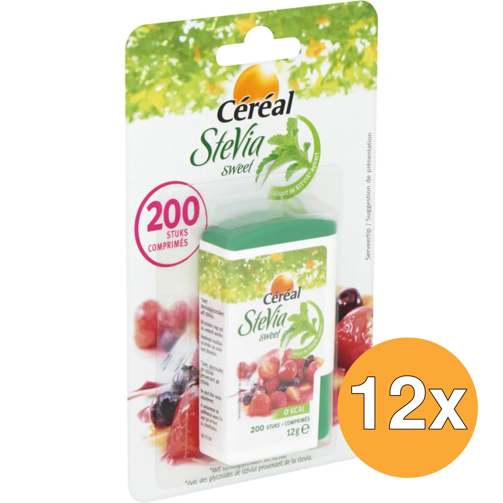 12x Céréal Stevia Sweet (200 Tabletten)