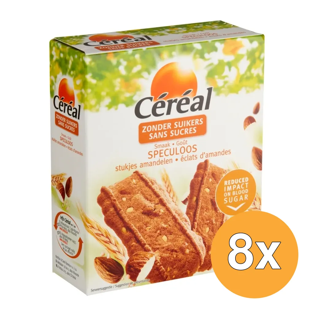 8x Céréal Speculoos met amandel (110 gr)