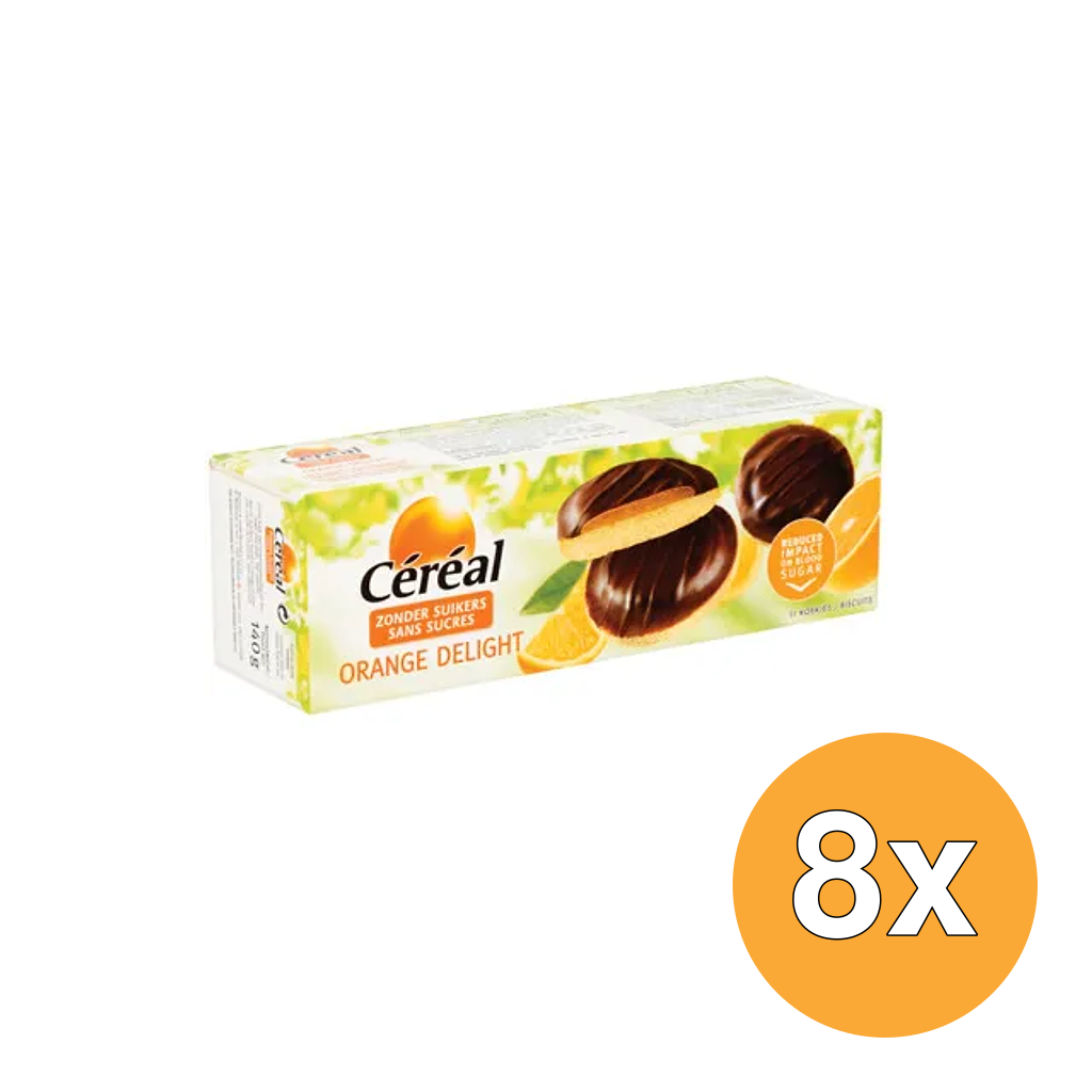 8x Céréal Koek orange delight (140 gr)