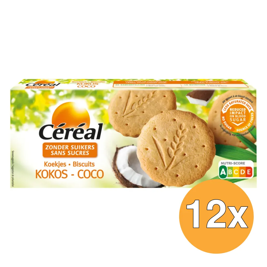 12x Céréal Kokos koek (132 gr)