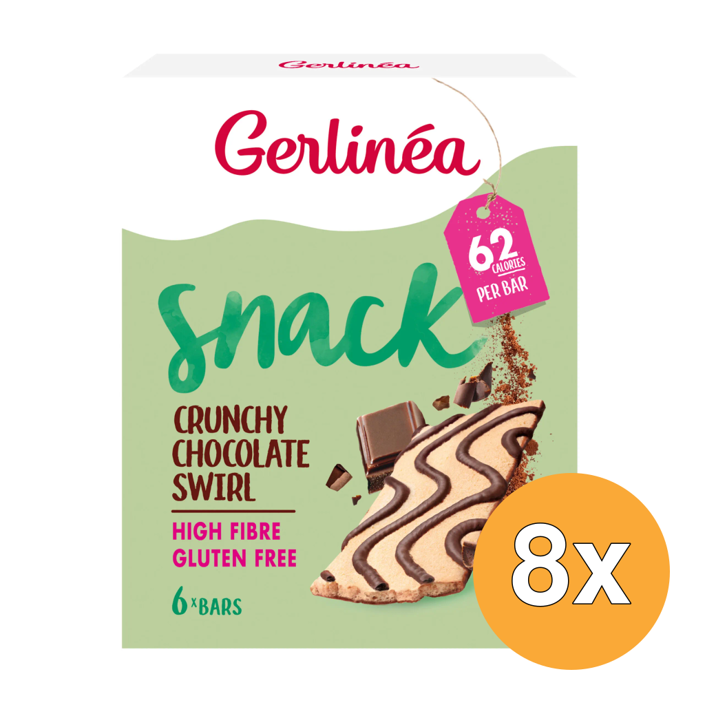 8x Gerlinéa Snack Crunchy Choco Swirl (78 gr)