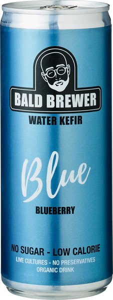 Bald Brewer Waterkefir Blauwe Bes (250 ml)
