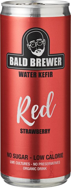 Bald Brewer Waterkefir Aardbei (250 ml)