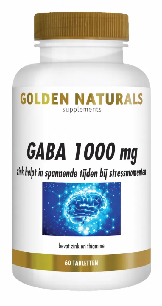 Golden Naturals GABA 1000 mg (60 tabletten)