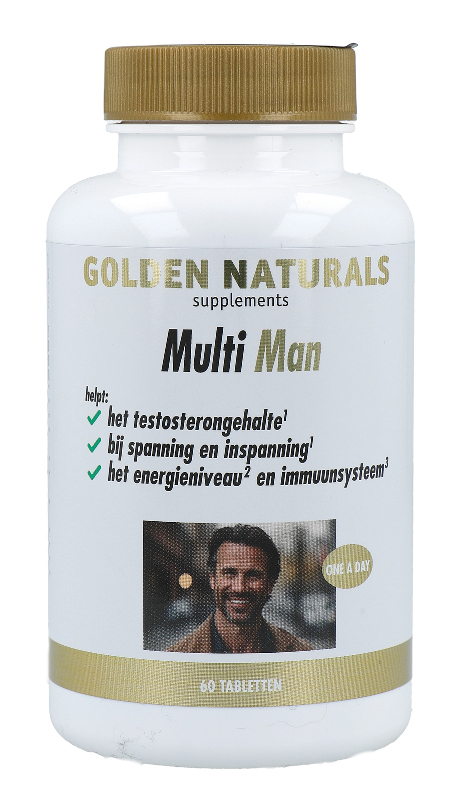 Golden Naturals Multi Man Tabletten (60 vegetarische tabletten)