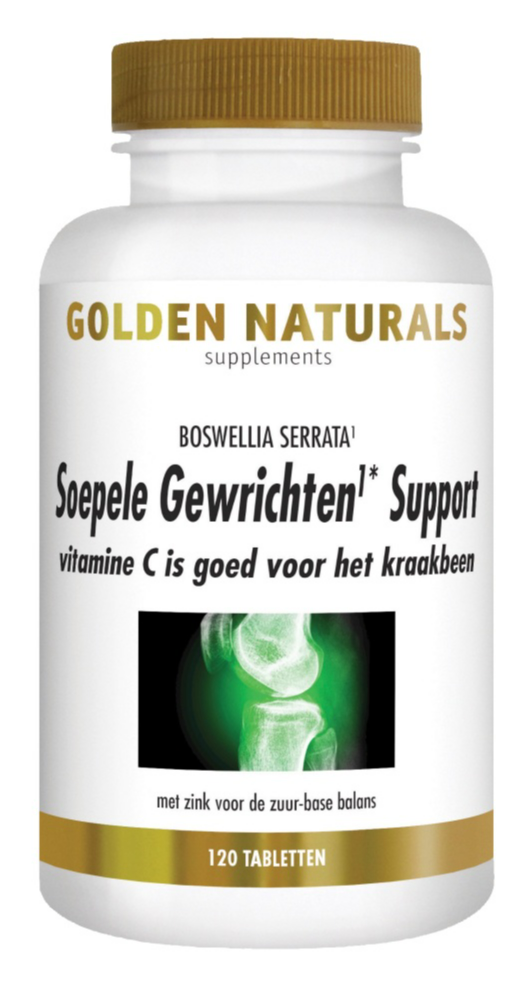 Golden Naturals Soepele Gewrichten & Kraakbeen Support Tabletten (120 tabletten)