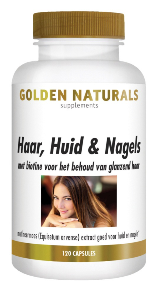 Golden Naturals Haar Huid & Nagels Capsules (120 capsules)
