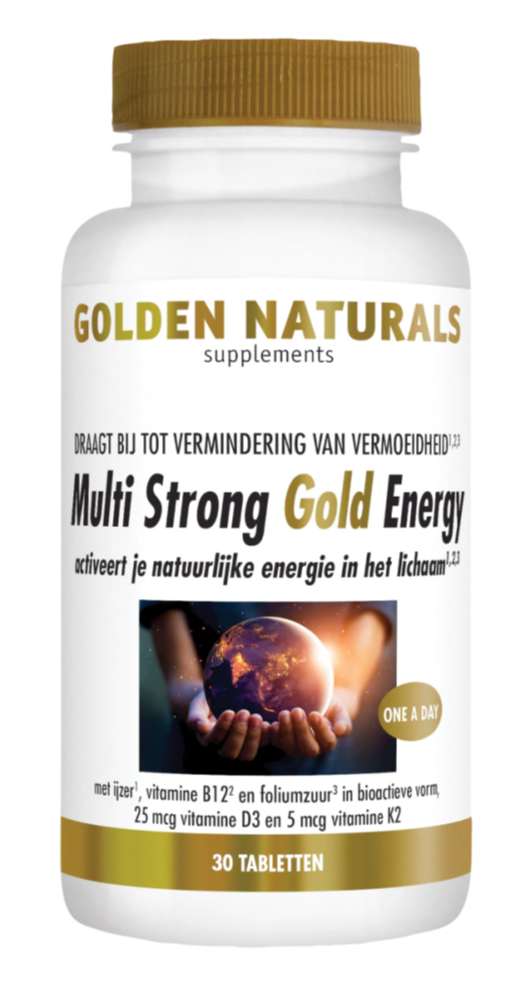 Golden Naturals Multi Strong Gold Energy Tabletten (30 tabletten)