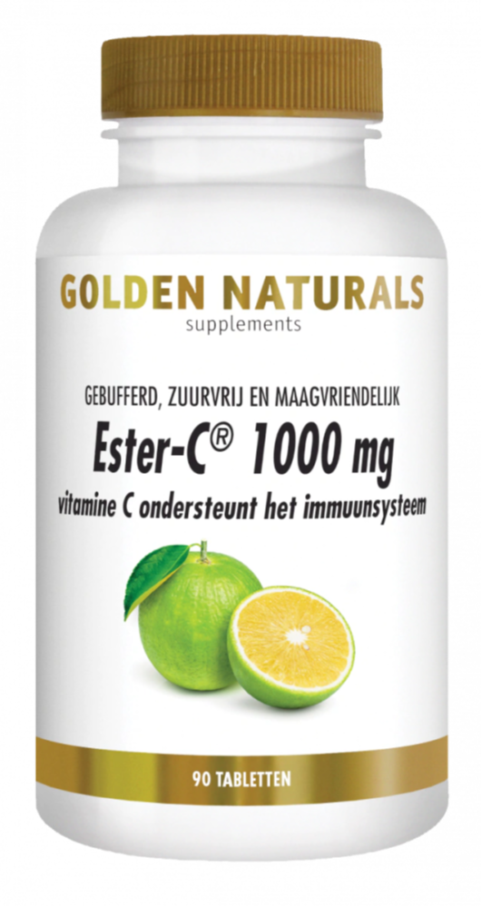 Golden Naturals Ester-C 1000mg Tabletten (90 tabletten)