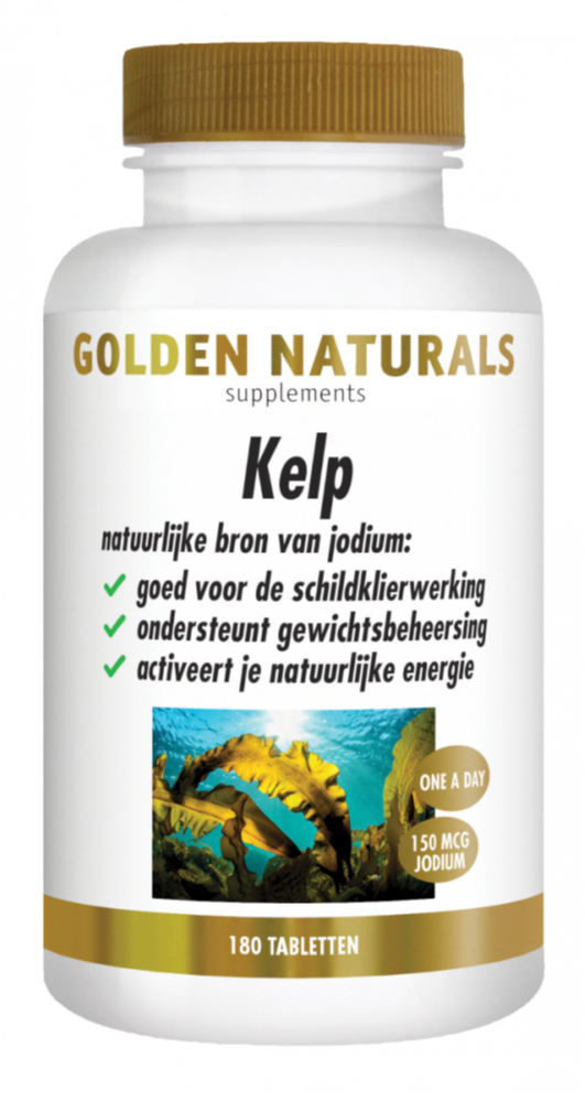 Golden Naturals Kelp Tabletten (180 tabletten)