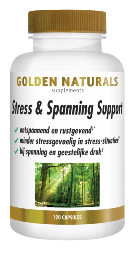 Golden Naturals Stress & Spanning Capsules (120 capsules)