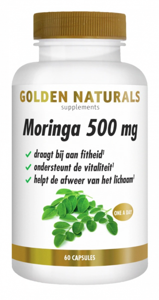 Golden Naturals Moringa 500mg Capsules (60 capsules)