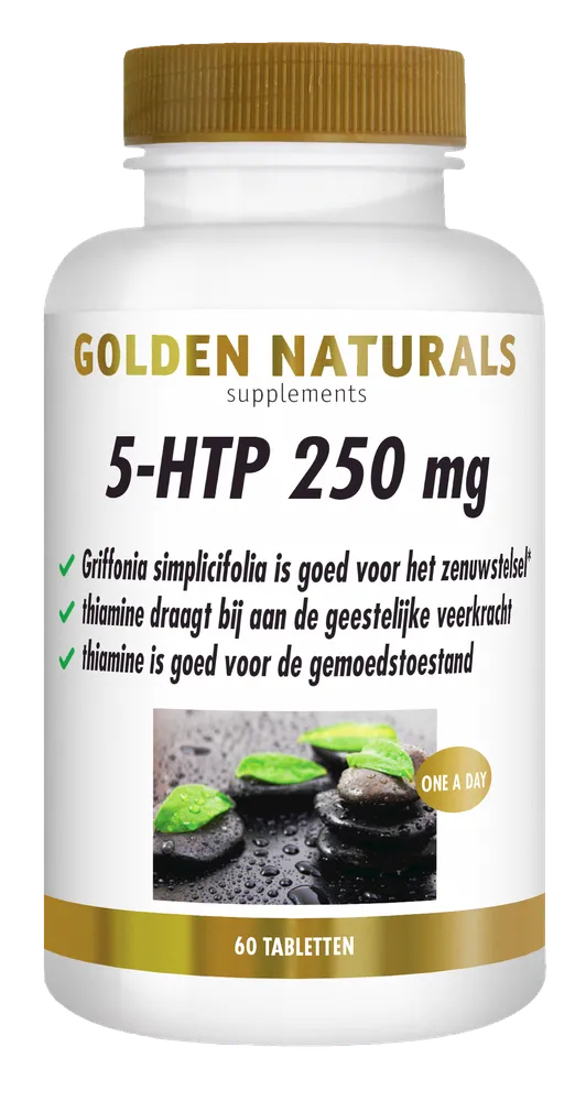 Golden Naturals 5-HTP 250mg Tabletten (60 tabletten)