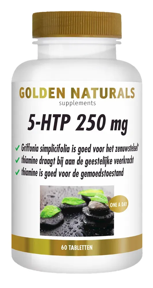 Golden Naturals 5-HTP 250mg Tabletten (60 tabletten)